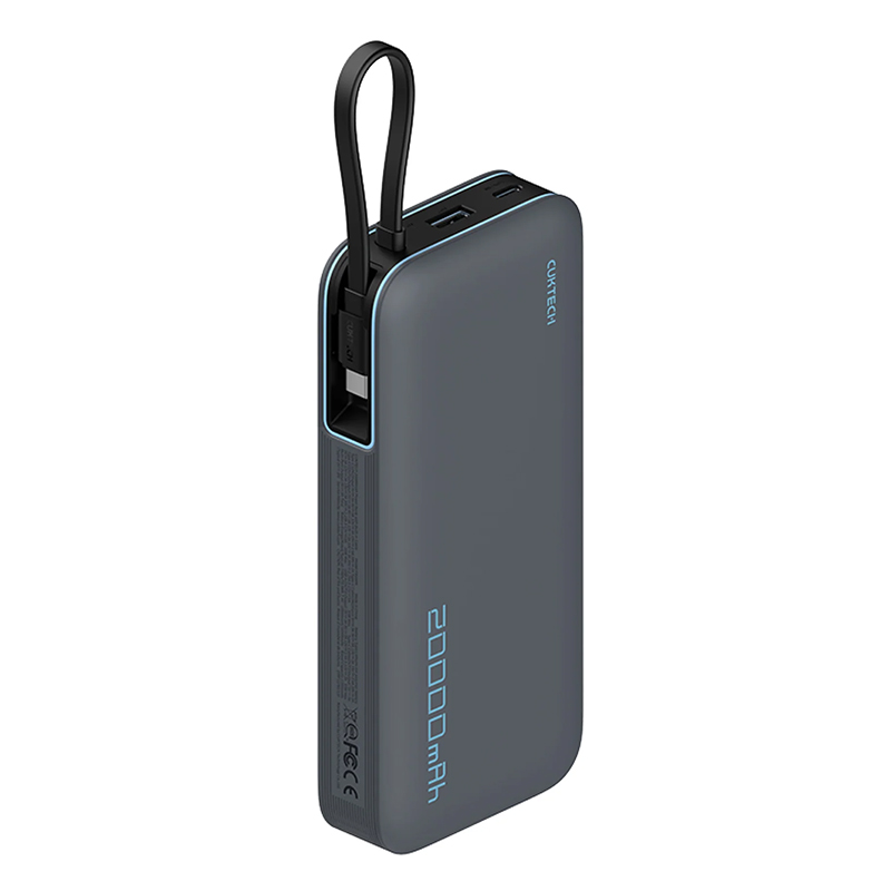 CUKTECH PB200N CP25 45W 20000mAH Power Bank - Grey (CUK-P200NGLDG)