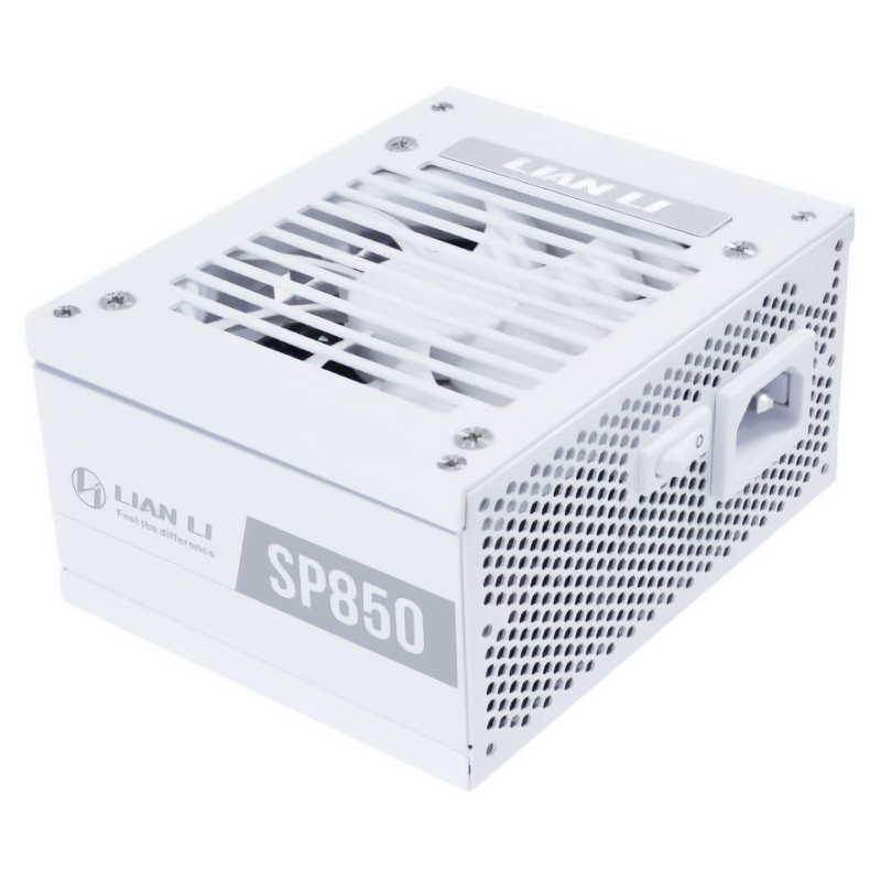 Lian Li SP 850W V2 SFX 80+ Gold Fully Modular PCIe 5.1 ATX 3.1 Power Supply - White (SP0850G.W)