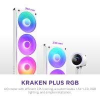 CPU-Cooling-NZXT-Kraken-Plus-240-RGB-240mm-AIO-Liquid-Cooler-with-1-54in-LCD-RL-KR240-W2-4