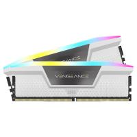 Corsair 32GB (2x16GB) CMH32GX5M2B6400Z36W Vengeance RGB CL36 6400MHz DDR5 RAM - White