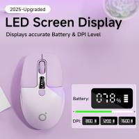 EWEADN-Q1-Mini-Wireless-BT-Rechargeable-Silent-Mouse-With-Type-c-Charging-Port-With-Remaining-power-display-Suitable-Purple-6
