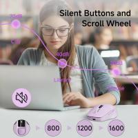 EWEADN-Q1-Mini-Wireless-BT-Rechargeable-Silent-Mouse-With-Type-c-Charging-Port-With-Remaining-power-display-Suitable-Purple-9