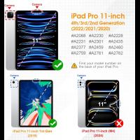 iPad-Accessories-Hybrid-Slim-black-Case-for-iPad-Pro-11-inch-4th-3rd-Generation-2022-2021-Built-in-Pencil-Holder-Shockproof-Cover-w-Clear-Transparent-Back-Shell-10