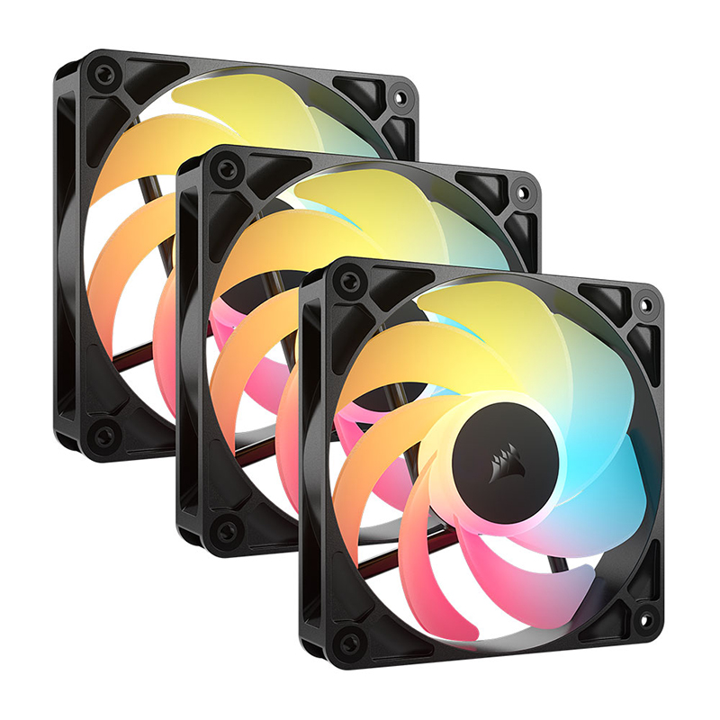 Corsair RS120-R ARGB 120mm PWM Reverse Fans - 3 Pack (CO-9050196-WW)