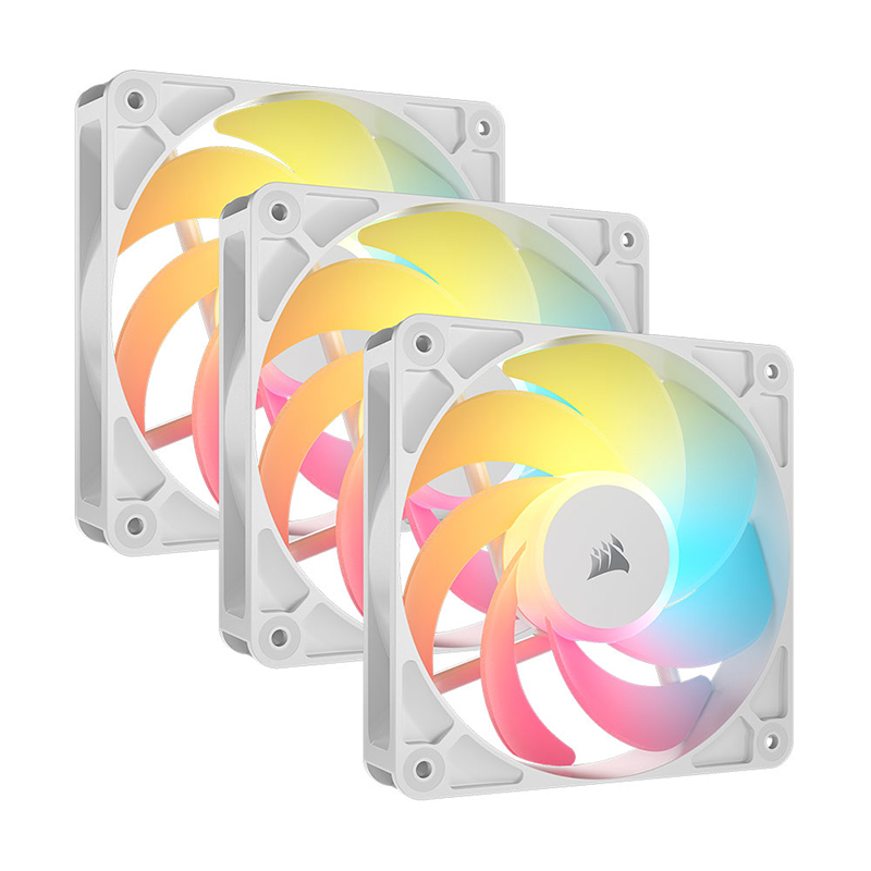 Corsair RS120-R ARGB 120mm PWM Reverse Fans White - 3 Pack (CO-9050197-WW)