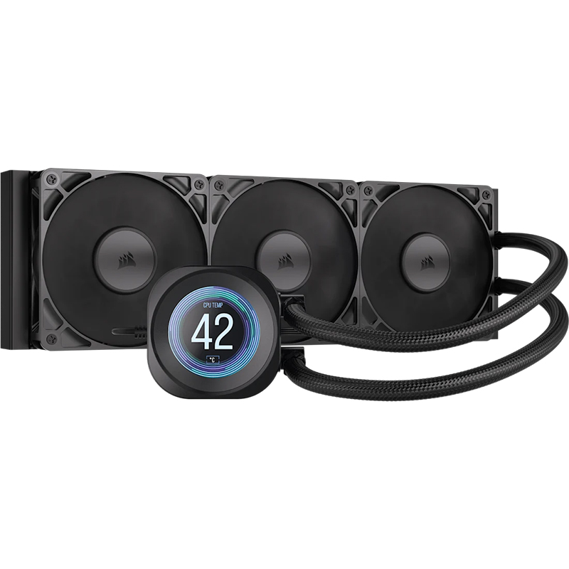 Corsair Nautilus 360 RS LCD Liquid CPU Cooler(CW-9061033-WW)