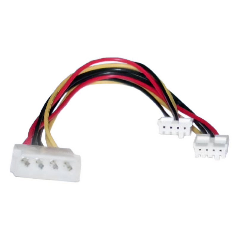 8Ware Molex Female to Male Power Splitter Cable - 20cm (RC-5039)