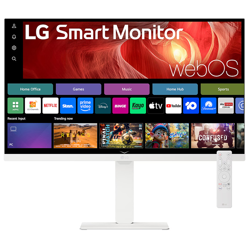 LG 27in 4K UHD IPS Smart Monitor with webOS (27U730SA-W)