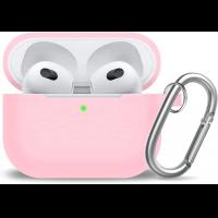 AirPods Pro 3 Case (2025), Soft Silicone Protective Case Cover Compatible with Apple AirPods Pro 3rd Generation (USB-C Cable) Pink