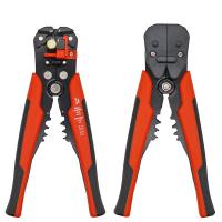 Ethernet-Over-Power-Powerline-Wire-Stripping-Tool-8-Automatic-Wire-Crimping-Pliers-Cutting-Stripper-Tool-with-Self-adjusting-Jaws-for-10-24-AWG-Stranded-Wire-Cutting-Orange-Blac-5