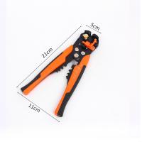 Ethernet-Over-Power-Powerline-Wire-Stripping-Tool-8-Automatic-Wire-Crimping-Pliers-Cutting-Stripper-Tool-with-Self-adjusting-Jaws-for-10-24-AWG-Stranded-Wire-Cutting-Orange-Blac-7