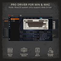 Gaming-Keyboards-RK-ROYAL-KLUDGE-L75-Gasket-Mount-Mechanical-Keyboard-Tri-Mode-75-TKL-Wireless-Keyboard-BT-2-4G-USB-C-Hot-Swappable-Mocha-Gray-8