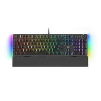 Fantech MAXPOWER II Wired Hot-Swap RGB Backlight Mechanical Keyboard with Wrist Rest Black - Speed Grey Switch (KBFTMK894BKGY)
