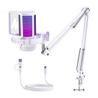 Maono DGM20S Gamerwave Condenser USB Gaming RGB Microphone - White (MNDGM20SWH)