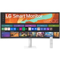 LG 34in UWQHD VA 100Hz Curved Smart Monitor with webOS (34U601SA-W)