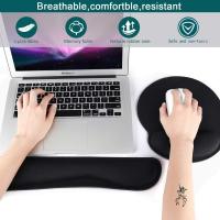 Mouse-Mouse-Pads-Mouse-Mat-with-Hand-Rest-Gel-Cushion-Ergonomic-Raised-Memory-Foam-Wrist-Rest-Keyboard-Non-Slip-PU-Rubber-Base-Pain-Relief-for-Home-Office-3