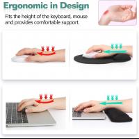 Mouse-Mouse-Pads-Mouse-Mat-with-Hand-Rest-Gel-Cushion-Ergonomic-Raised-Memory-Foam-Wrist-Rest-Keyboard-Non-Slip-PU-Rubber-Base-Pain-Relief-for-Home-Office-9