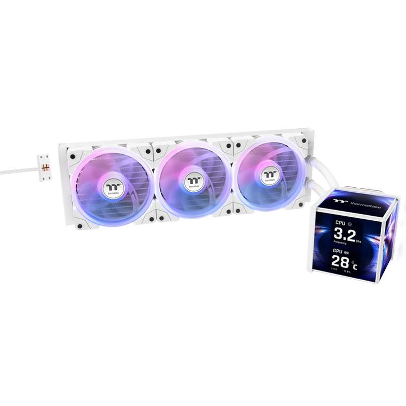 Thermaltake Minecube 360 Ultra ARGB Sync AIO Liquid Cooler - Snow Edition (CL-W482-PL12SW-A)