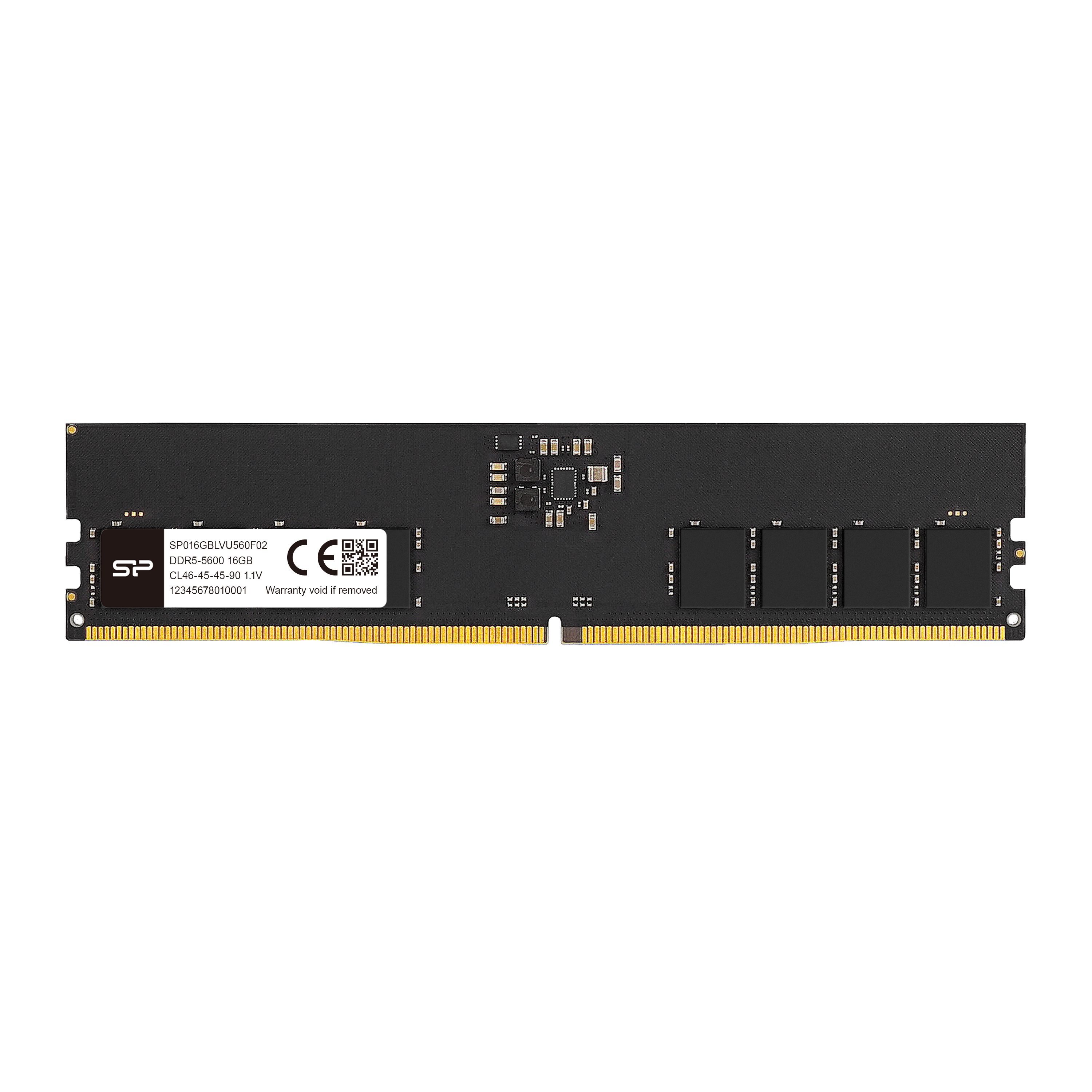 SP Silicon Power Upgrade 16GB DDR5 5600MHz CL46 1.1V UDIMM Desktop PC Computer RAM Memory Module - SP016GBLVU560F02