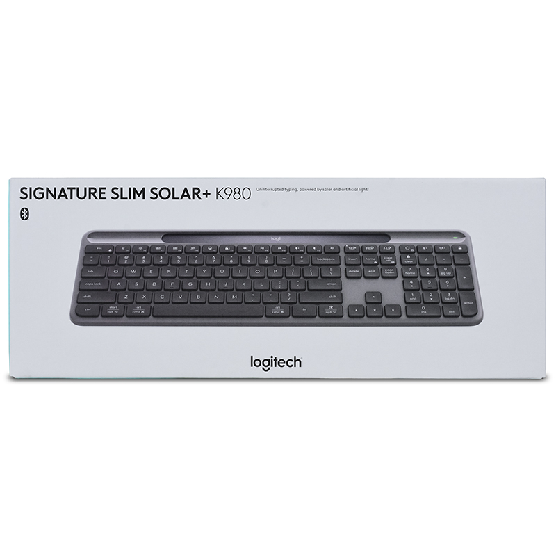 Logitech K980 Slim Solar+ Wireless Keyboard - Graphite (920-013765)