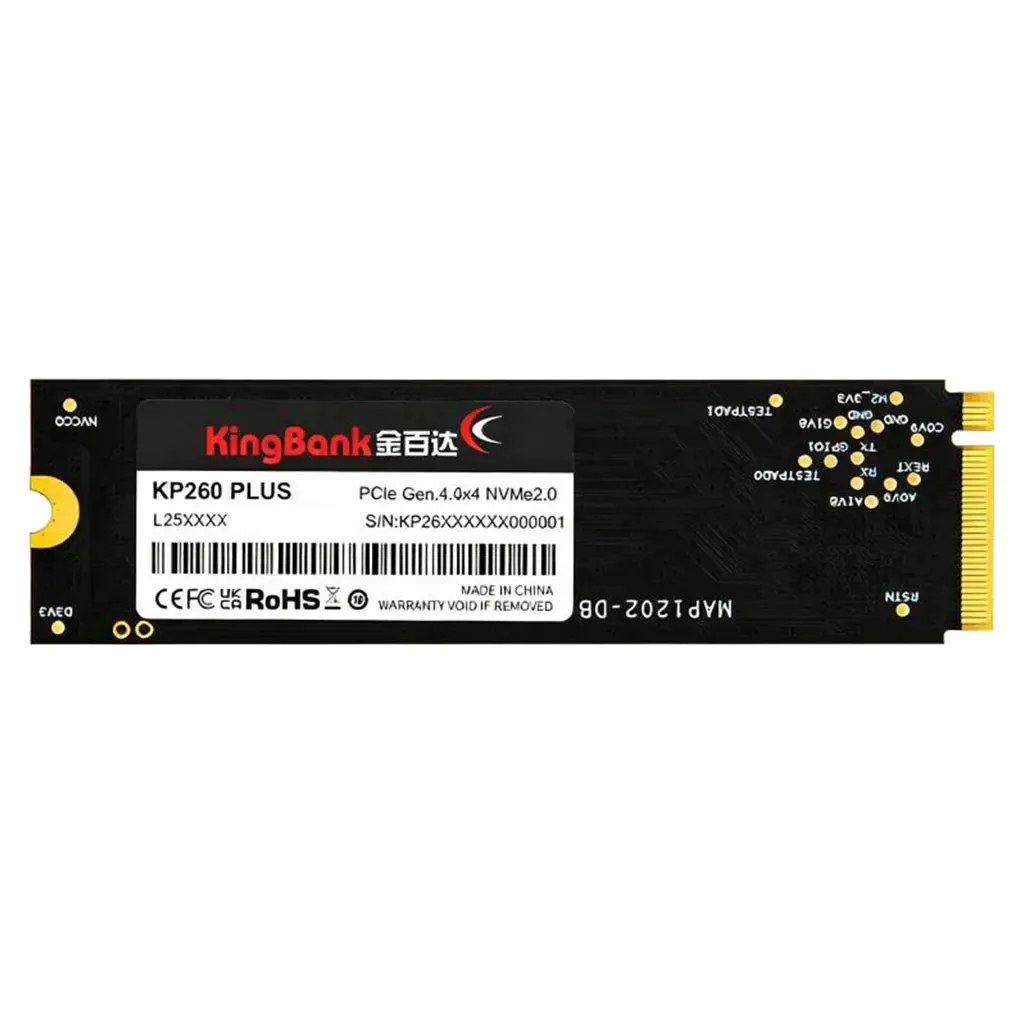 Kingbank KP260 Plus 2TB PCIe 4.0 NVMe M.2 2280 SSD - 7000/6500