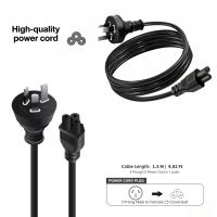 VELORICA 1.5m AU Plug to IEC C5/C6 Cloverleaf AC Power Cord, Male to Female Replacement Power Supply Cable for Laptop Adapters, NUCs, Monitors
