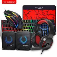 Keyboard-Mouse-Combos-TF850-office-keyboard-mouse-headset-audio-five-piece-set-game-keyboard-set-2