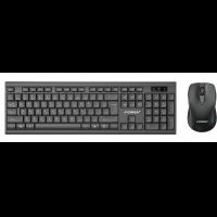 FV-W706 Wireless Keyboard and Mouse Combo - Quiet Office Essential for Laptop/Desktop/All-in-One | 2.4G Stable Connection Ergonomic Design