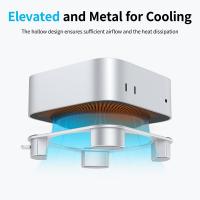 Mac-Accessories-Aluminum-Stand-for-Mac-mini-M4-and-M4-Pro-Cooling-Desktop-Holder-Mount-Convenient-Access-to-Power-Button-Durable-and-Sturdy-Design-5