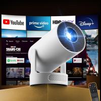 VELORICA Portable Projector with [2026 Upgraded] 4K HiFi Speaker [Built-in Apps ] Lower Noise Projector Wi-Fi Support auto Keystone 270° Rotatable 