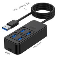 5-Port USB C Hub Compact Size USB A Adapter with 4 USB 3.0 Ports & 1 Type C DC 5W-1A Power Delivery Hub 1M Cable for Macbook Notebook and More Devices