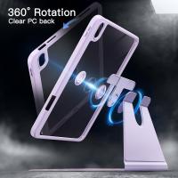 iPad-Accessories-Rotating-Case-for-iPad-A16-11th-10th-Generation-2025-2022-with-Pencil-Holder-360-Degree-Rotation-Protective-Stand-Cover-Clear-Back-Purple-4