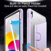 iPad-Accessories-Rotating-Case-for-iPad-A16-11th-10th-Generation-2025-2022-with-Pencil-Holder-360-Degree-Rotation-Protective-Stand-Cover-Clear-Back-Purple-6