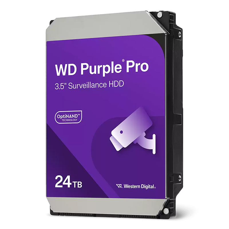 Western Digital 24TB Purple Pro 3.5in SATA III Surveillance Hard Drive (WD240PURP)