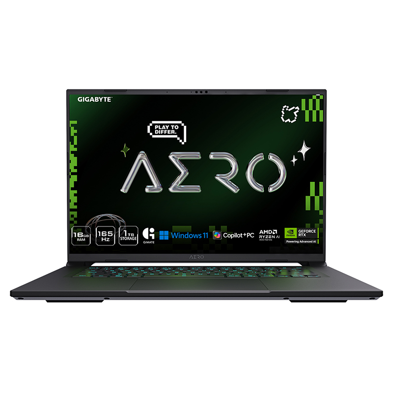 Gigabyte Aero X16 16in WQXGA 165Hz AMD Ryzen AI 7 350 RTX 5060 1TB SSD 16GB RAM W11H Gaming Laptop (AERO X16 1VH93AUC94AH)