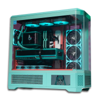 Thermaltake x Asus Hatsune Miku Limited Edition AMD Ryzen 7 7800X3D RTX 5080 2TB SSD 32GB RAM W11H Gaming Desktop PC (CA-4M2-00DLWA-K0)