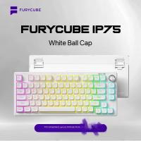 FURYCUBRIP75 wired keyboard stylish PBT glowing office gaming keyboard 