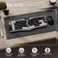 Keyboards-RK-ROYAL-KLUDGE-A72-Alice-Ergonomic-Wireless-Tri-Mode-68-Gasket-Mechanical-Keyboard-w-Knob-Macro-Keys-Touchable-Nameplate-Beige-Switch-Cloudy-8