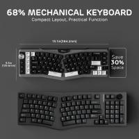 Keyboards-RK-ROYAL-KLUDGE-A72-Alice-Ergonomic-Wireless-Tri-Mode-68-Gasket-Mechanical-Keyboard-w-Knob-Macro-Keys-Touchable-Nameplate-Silent-Switch-Cloudy-5