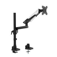 Humanmotion Humanex Single Gaming Inverted Monitor Arm - Matte Black/White (TX02-1PB)