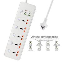 Powerboards-and-Adapters-Power-Board-Individual-Switches-1-8M-Power-Strip-with-5-International-Universal-AC-Socket-Holes-6-USB-Fast-Charging-for-Home-Office-White-31