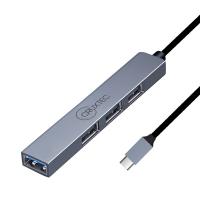 USB-Hubs-Cruxtex-4-Port-High-Speed-USB-C-3-0-HUB-Ultra-Slim-Design-MC3-H4-SG-3