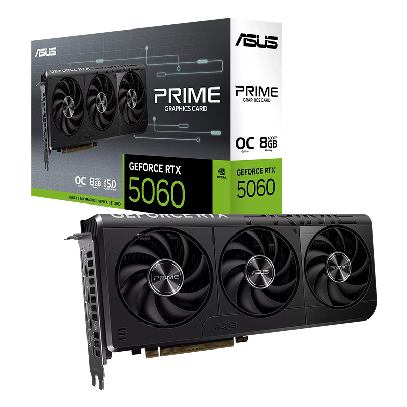 Asus Prime GeForce RTX 5060 8G Graphics Card (PRIME-RTX5060-8G)