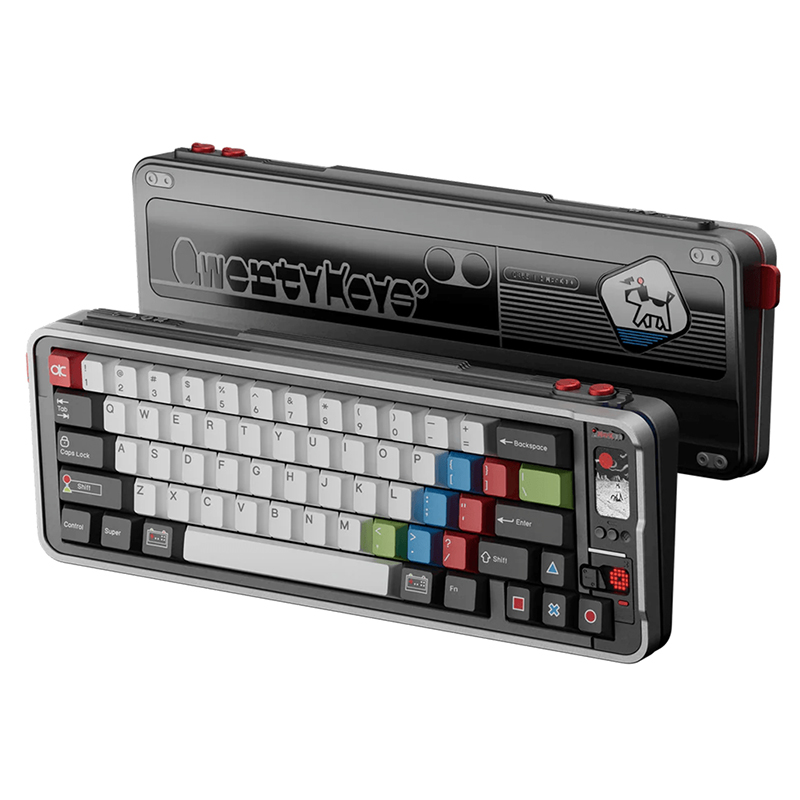 Qwertykeys QK65 MK3 Prebuilt Wireless Mechanical Keyboard - Imp (KBQK65MK3IMP)