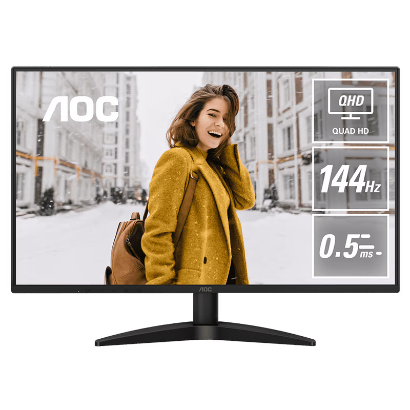 AOC 24in QHD IPS 144Hz Adaptive Sync Monitor (Q27B36X)