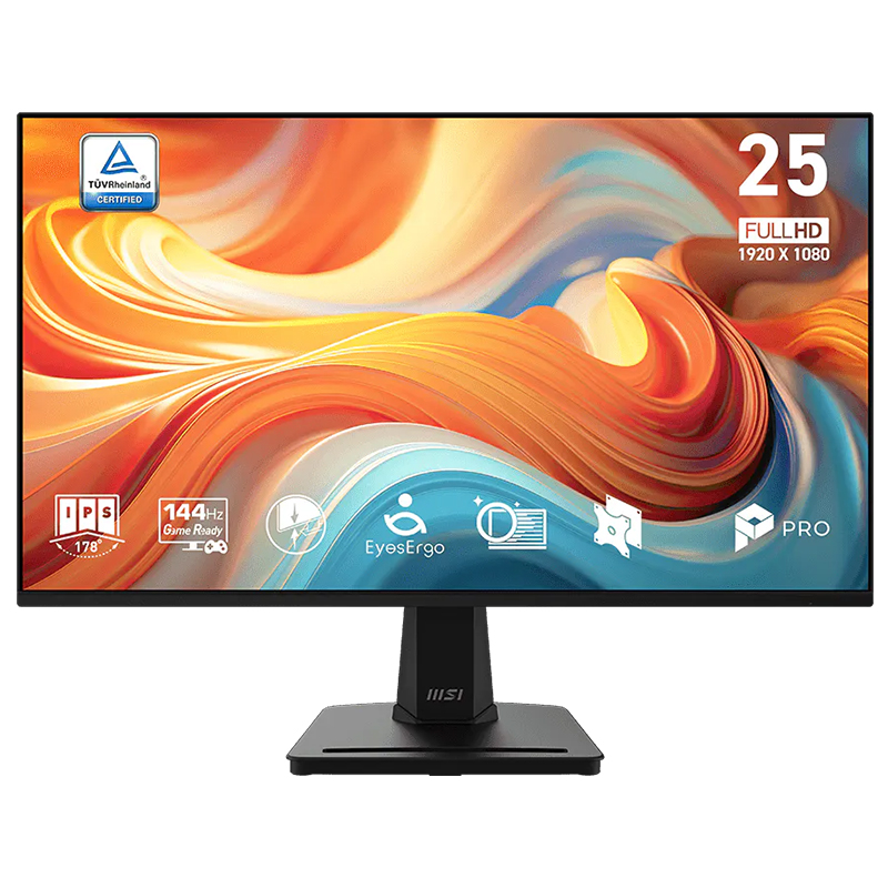 MSI PRO 24.5in FHD IPS 144Hz Adaptive-Sync Monitor (PRO MP251 E14L)