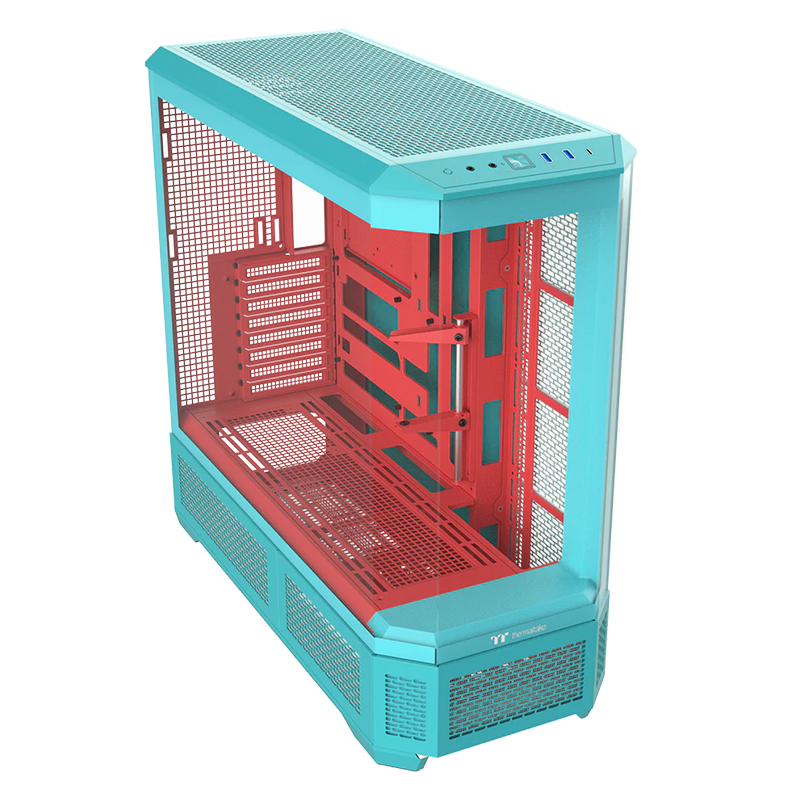 Thermaltake View 600 TG Full Tower E-ATX Case - Mint Strawberry (CA-11H-00FLWN-00)