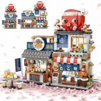 Building-Toys-Blocks-Japanese-Street-View-Takoyaki-Shop-Mini-Building-Blocks-MOC-Creative-DIY-Simulation-Architecture-722-Pcs-Mini-Simulation-Architecture-Construction-T-1