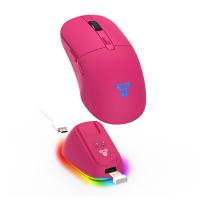 Fantech Kanata Tri-Mode Wireless Gaming Mouse with ARGB Charging Dock - Pink (MSFTWG9RDPK)