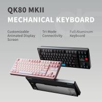 Keyboards-Qwertykeys-QK80Mk2-Custom-Wireless-Mechanical-Keyboard-Spray-Coated-Pink-KBQK80MK2SCPK-5